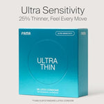 Ultra Thin Condoms – 0.04Mm, Extra Lubricated, 25% Thinner Natural Latex, 36 Pack, Fda-Cleared, 53Mm Diameter, Hypoallergenic, Odorless, Long-Lasting Comfort