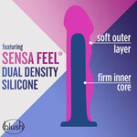 Adult Sex Toys - Avant D11 Suko - Platinum Cured Purio Silicone Dildo - 8 Inch Long - Ultrasilk, Dual Density Shaft - Suction Cup Base, Strap-On Compatible - Women Men Couples - Violet