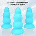 Realistic Dildo Silicone Anal Plug With Strong Suction Cup For Hands-Free Play Butt Plug Adult Sex Toys For Men Women G-Spot Prostate Stimulation S 7.08 Inch