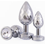 Butt Plug Set Adult Toys - Metal Anal Plug Trainer Couples Sex Toy For Men Women Anal Stimulator Prostate Massage Masturbation Plugs Adult Butt Beginner Kit, 3Pcs