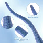 11-Inch Fantasy Anal Dildo with Strong Suction Cup, Silicone Adult Sex Toy for Men and Women