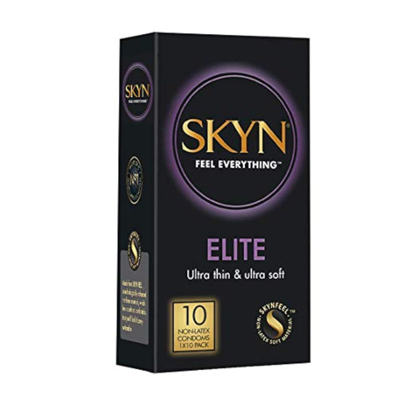 TROJAN Ultra Thin 36 Count Condoms and SKYN Elite 10 Count Non-Latex Condoms Bundle