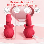 Pussy Pump Sucking Vibrator Dildo - Adult Toys Clitoral Pump With 3 Suction & 10 Wiggling & 10 Vibrating Modes For G-Spot Clits Anal Vagina Sex Stimulation, Adult Sex Toys & Games For Women Couples