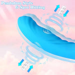 Pendulum-Styple G-Spot Hitting Vibrator, Multi-Purpose Women Sex Toy Flapping Vibrator Wand/Dildo With Clitoral Vagina Nipple Anal Stimulation, Ipx7 Waterproof Textured Sex Toy For Use Underwater