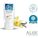 Aloe Cadabra Flavored Personal Lubricant and Vaginal Moisturizer, Organic Edible Aloe Lube for Men, Women and Couples, Non-Staining, pH Balanced, Toy Compatible (Tahitian Vanilla, 2.5 Ounces, 1 Pack)