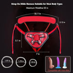 Strap On Dildo Harness Adult Sex Toys For Women Men Pegging Dildo,Adjustable Waist And Thigh Leather Belt With 3 Size Metal O-Rings, Strap On Harness Sex Toy Lingerie For Lesbian Gay Couples
