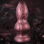 9.5 In Monster Dargon Dildo Huge Anal Plug With 2 Knots, Silicone Animal Knot Dildo Anal Beads With Suction Cup, Fantasy Butt Plug Vaginal Prostate Massage Anal Toys For G-Spot Stimulator Anal Trainer