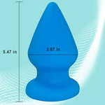 Super Big Anal Plug Trainer Liquid Silicone Butt Plug with Suction Cup
