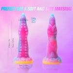Monster Dildo Small Tentacle Dildo, 6.7 Inch Anal Dildo Beginner Silicone Dildo With Luminous Pink, Strap On Dildo Realistic Dildos, Anal Plug G Spot Adult Sex Toy For Men Women And Couples