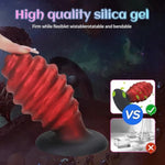 Monster Dildo Silicone Anal Plugs For Anal Training Vaginal Plugs For Women Giant Butt Plugs With Powerful Suction Cup Massage Prostate (M)