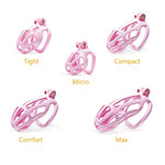 3D Printed Male Chastity Cage With 5 Rings Cock Cage For Men Bdsm Sex Toy Slave Tool Virginity For Men Restraint Unnoticeable (Tight)