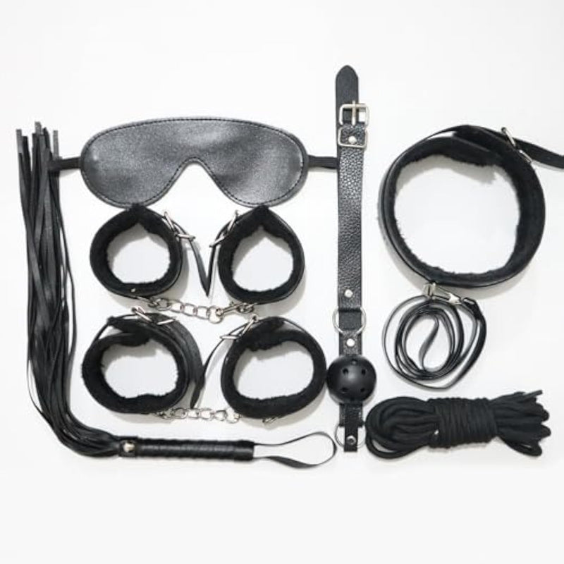 The Classic Set Of Sexual Restraints, Which Can Be Tied In Various Ways And Adjusted Flexibly To Adapt To Different Scenarios, Pursues A Romantic Experience And Couples' Gameplay (Black)