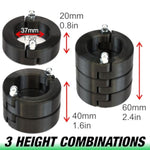 Adjustable Cbt Ranger-Max Ring Set For Scrotum And Testicles By – Modular Male Erotic Toy With Stackable Half-Rims, Spacers, And Tightening Kit – Made In The European Union