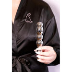 Hidden Treasure Vibrator Dildo Massager For Clitoral Vaginal G-Spot And Anal Stimulation, Temperature Play Metal Material, Adult Sex Toy For Women And Men, 10 Vibrations