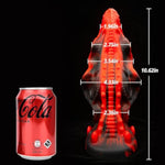 Monster Butt Plug Anal Plugs Anus Stretcher Prostate Massager Realistic Liquid Silicone Mystery Devilfish Dildo With Strong Suction Cup For Men Women Adult Sex Toys (L)