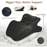 Sweet Spot Intimacy Pillow For Couples | 27° Ergonomic Sex Pillow With Memory Foam | Supports Hips, Back & Spine For Effortless, Pain-Free Intimacy | Removable Washable Cover (Black)