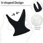 Hollow Tunnel Big Butt Plug Silicone Flared Expanding Anal Plugs, Dilating Anus Stimulator Training Trainer Butt Stretcher For Men Women Couples Beginners Advanced Users Adult Sex Toys