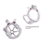 Men'S Virginity Lock Belt Male Chastity Cock Cage Anti-Off Ring F004 (For Testis Separation Base Ring?31Mm/ 1.22’’)