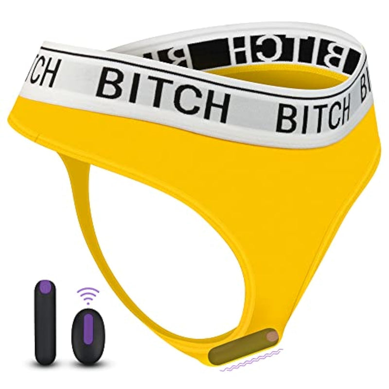 Remote Control Vibrator, Mini Bullet Vibrator Wearable Vibrating Panties For Her With 10 Meters Controller, Small Discreet Rechargeable Vibrator, Adult Sex Toys For Women Men Couples (24-27" Waist)