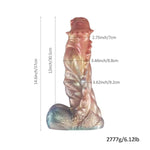 14.6 Inch Huge Monster Dragon Dildo, 3.6'' Diameter Xxxl Thick Fantasy Horse Dildo With Strong Suction Cup, Silicone Realistic Giant Dildos For G-Spot Anal Play, Adult Sex Toys For Women Men