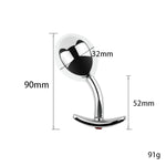 Anal Expander Personal Massager Metal Anal Plugs Butt Plug With Stainless Steel Material Bdsm Sm Sex Toys For Men Women Prostate Massage G-Spot(S)