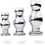 Metal Anal Plug Enema Device For Flushing Hollow Anal Plug Anus Peep Anal Expansion Training Toy