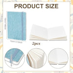 2 Pcs Watercolor Journal, 19 x 13 cm Cotton Paper Travel Sketchbooks for Artists