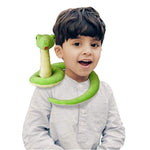 Lifelike Green Snake Stuffed Animal - Plush Toy (Standing)