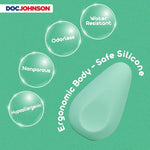 Doc Johnson Ritual - Chi - 10 Function Clitoral Vibrator - Silicone and Rechargeable - Discreet, Mint