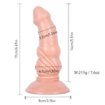 5.5 Inches Realistic Dildo For Beginners, Anal Dildos Lifelike Fake Penis For Women/Men/Gay, Adult Sex Toys For G Spot Stimulator Anal Plug Training Sets (Flesh)