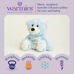 Microwavable & Weighted Stuffed Animals, Baby Boy Bear - Heated Stuffed Animal Plushie For Warmth & Comfort - Cute Soft Plush Toys For Adults & Children (Boys, Girls, Babies & Toddlers)