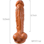 Strap-On Dildo With Wearable Sex Harness,Harness & Strap-On Set, 9.25 Inch Realistic Dildo, Adult Sex Toys For Female Masturbation And Lesbian