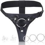 Strap On Dildo Harness,Adult Sex Toys For Women Men,Lesbian Gay Couple Vaginal Anal Play With 3 Metal Rings Can Be Pegging To Most Dildos