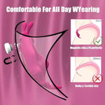 Adult Sex Toys Wearable Vibrator - Sex Toys Butterfly Panties Vibrator With 9 Vibrating Modes, Adult Toys Remote App Control Vibrator, Female Sex Toys Mini Clitoral Vibrator,Pink