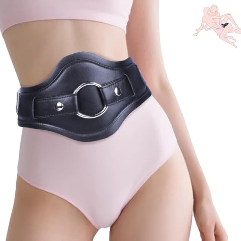Dildo Belt Strapons Harness Waist Suction Cup Strap On Dick Holder Mount Thigh Wearable Pegging Sex Toy Female Sexual With 3 Size Metal O-Rings For Lesbians Couple Women Men