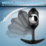 Anal Plug, Anal Balls With 3Pcs Premium Silicone Weighted Anal Plugs, Ultra-Comfortable 237/137/113-Gram Anal Butt Plug, Anal Plug Kit, Training Kit For Beginners Men?Anal Training Set