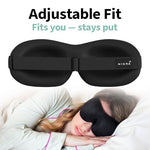 Contoured Sleep Mask - Black, Standard Size