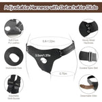 Strap On Realistic Dildo Harness For Pegging, Big Thick Silicone Anal G-Spot Stimulator, Wearable Penis Cock Prostate Pantie Sex Toys With Suction Cup For Women Men Gay Lesbian Couple Beginner