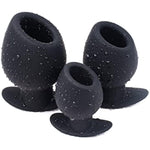 4.4In Extra Large Cup Hollow Silicone Anal Plug.g-spot Vagina Soft Dildos para Suction Stimulation Training Masturbator for Women Female Men Male Unisex (Medium)