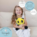 Buzzy Bee - Microwavable & Weighted Plush Stuffed Animal - Heated Plushie For Warmth - Cute, Soft, Cozy Toy For Adults & Children (Boys, Girls, & Toddlers) By Warm Pals