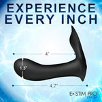 Zeus E-Stim Pro G-Spot Panty Vibe With Remote Control For Women & Couples. Targeted G-Spot Electro-Stimulation Gear With Remote Control Included. Splashproof Rechargeable Silicone. 3 Piece Set, Black