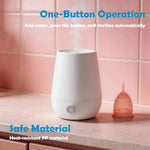 Menstrual Cup Sterilizer Steamer, 3-in-1 for Cleans, Dries, and Stores Your Period Cup- Leak-Free - 99.9% Cleaned, Suitable for Any Cups