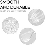 Crystal Glass Dildo Anal Plug,2Pcs Big Butt Plug Anus Training Kit Rose Round Base G-Spot Stimulator Sex Glass Anal Masturbation Plug Prostate Massage Adult Sex Toys For Men Women Gay And Couples