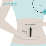 Powerbullet 3.5 Inch Vibrator, Battery Operated, 1 Button, Black Metallic Finish