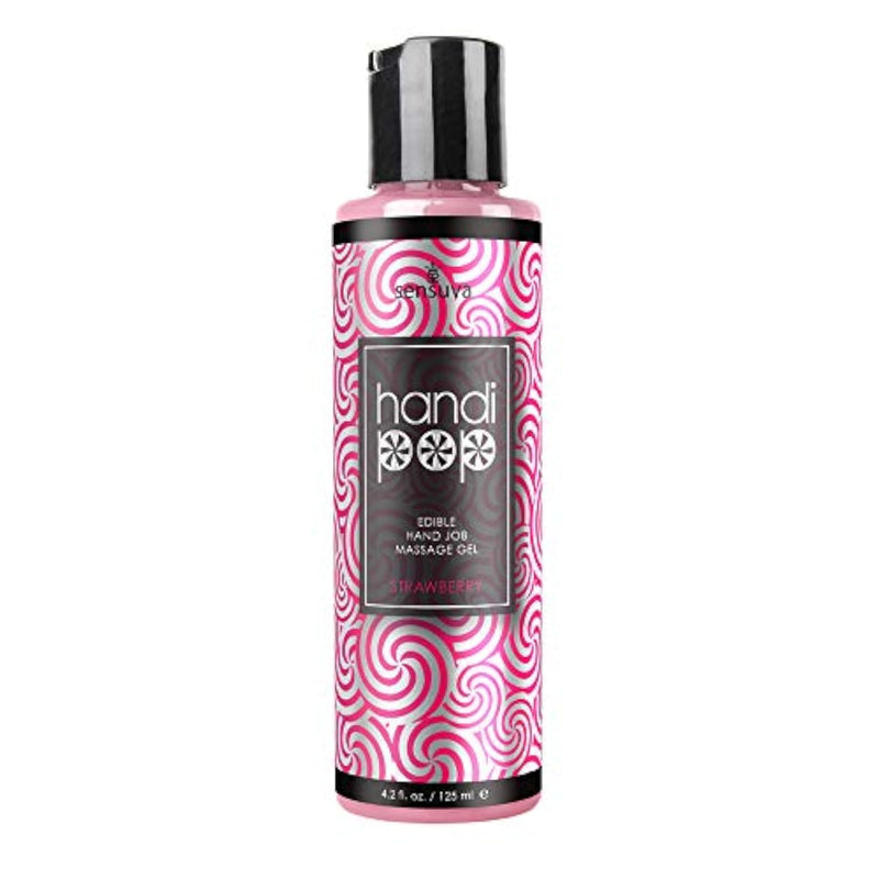 Strawberry Edible Massage Gel for Men, Women, and Couples - 4.2 Fl Oz