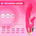 Alshenus G Spot Clitoral Double Stimulation Vibrator With 20 Vibration Modes, Adult Toy Dual Motors Rabbit Vibrator Anal Toy Waterproof & Rechargeable For Female, Couples, Women'S Pleasure