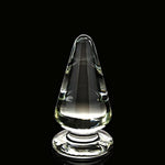 Large Anal Plug Crystal Mushroom Shape Butt Plug Glass?2.36 Inch Diameter For Advanced & Beginner?Sex Toys For Women Men Masturbation