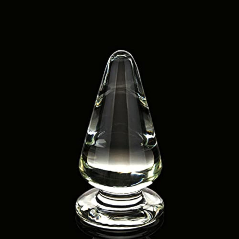 Large Anal Plug Crystal Mushroom Shape Butt Plug Glass?2.36 Inch Diameter For Advanced & Beginner?Sex Toys For Women Men Masturbation
