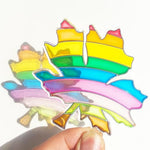 24 Maple Leaf Suncatchers for Fall Window Art and DIY Thanksgiving Activity