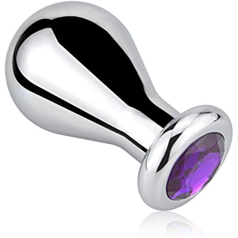 Big Anal Plug Bulb Shape Jewelry Butt Plug Trainer Set Anal Massager Sex Toy For Men Women (L)